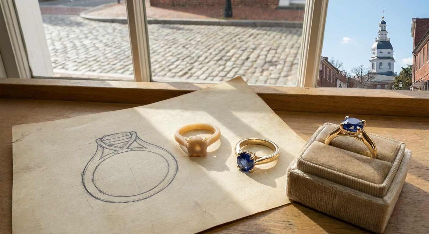 Custom Jewelry Design in Annapolis: From Concept to Finished Piece